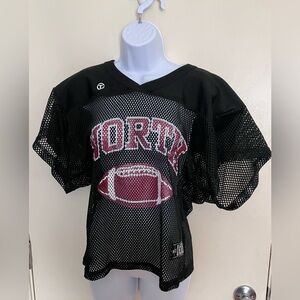 TAG Black Mesh “North” Football Jersey Size S/M